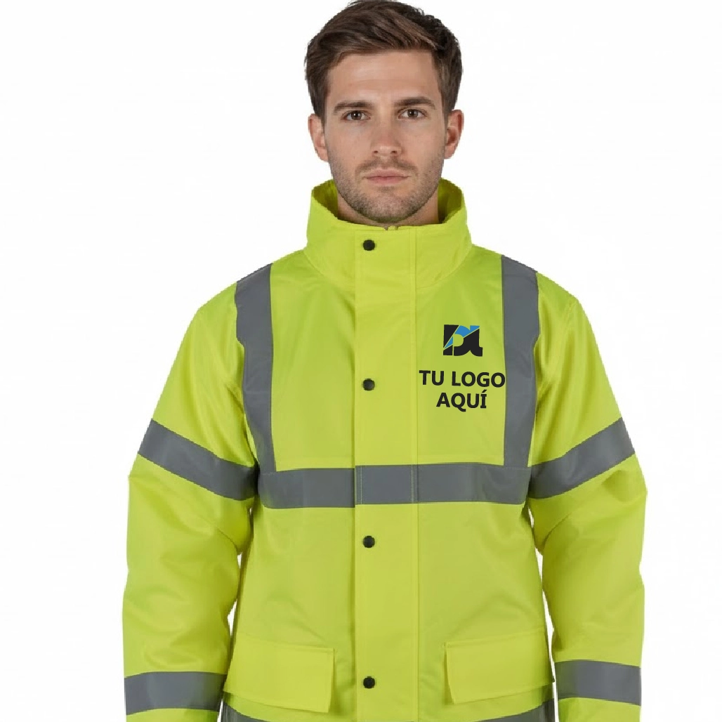 Parka con reflectivo